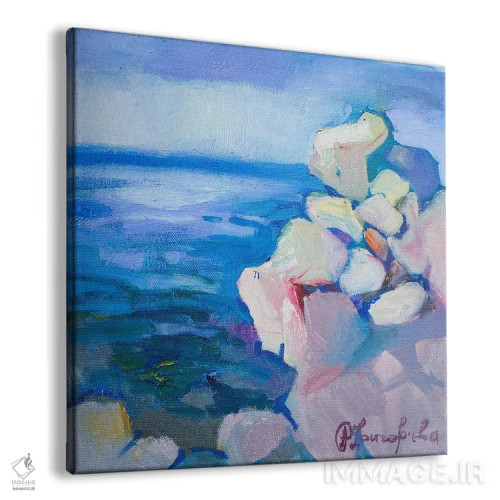 تابلو ساحل در بودوا (شهر مونتهنگرو) اثر آناستاسیا گریگوریوا - نمای پرسپکتیو محصول