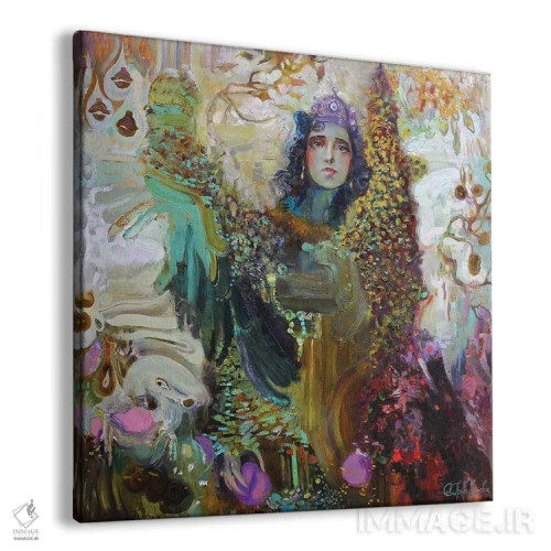 تابلو سیرین III (پرنده افسانهای) اثر آناستاسیا گریگوریوا - نمای پرسپکتیو محصول