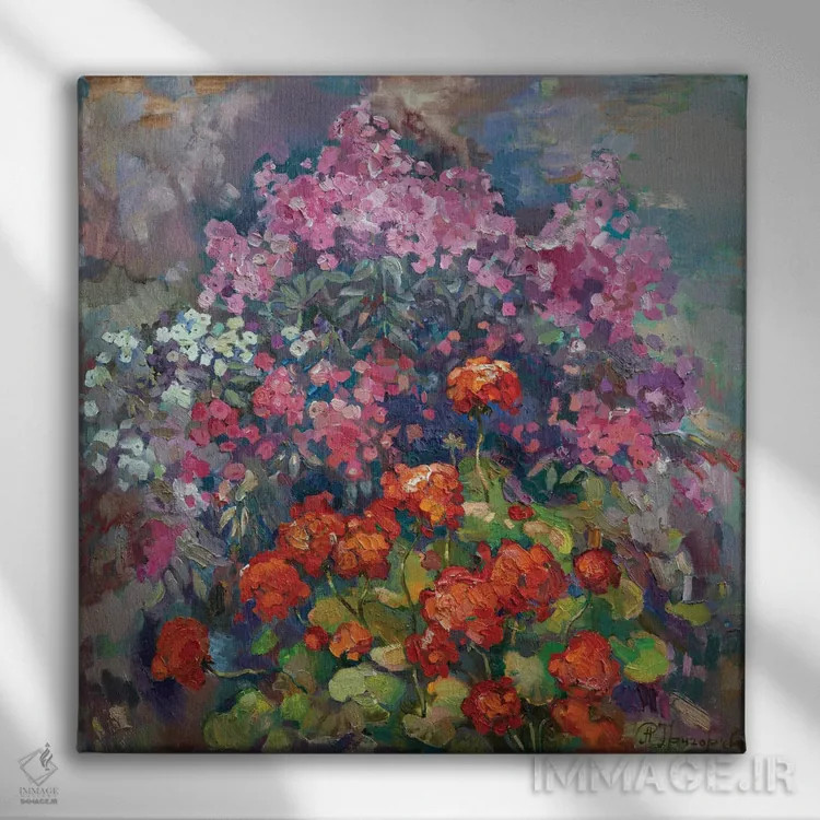 تابلو عطر ماه اوت I اثر آناستاسیا گریگوریوا - نمای روبهرو روی دیوار