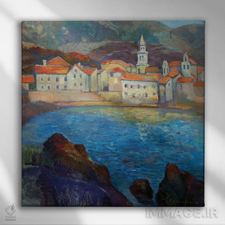 تابلو بودوا اثر آناستاسیا گریگوریوا - نمای روبهرو روی دیوار