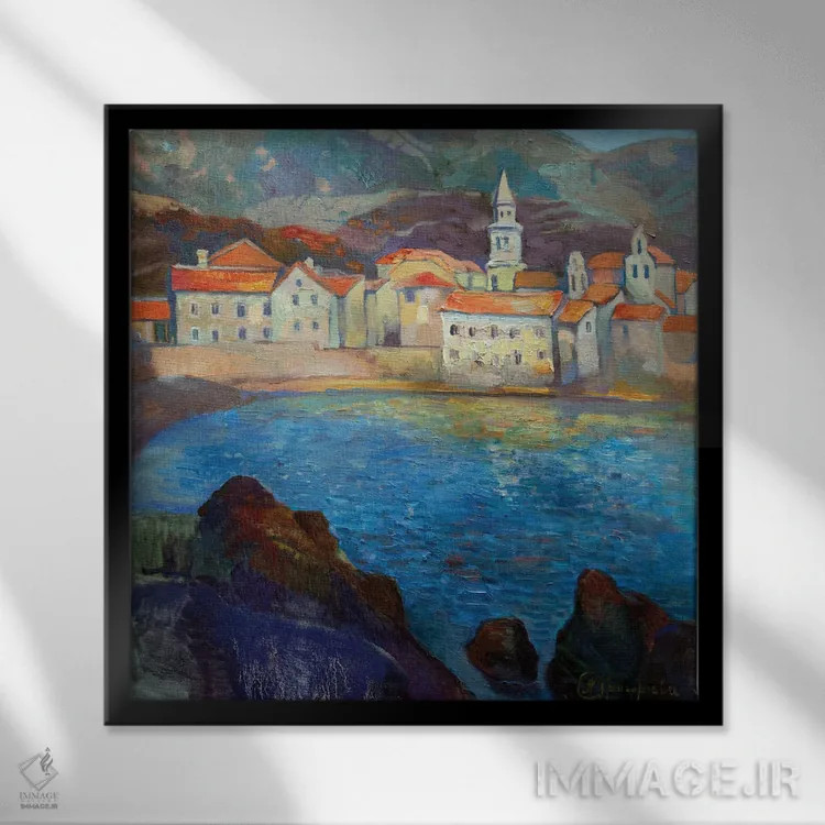 تابلو بودوا اثر آناستاسیا گریگوریوا - نمای قابدار مشکی