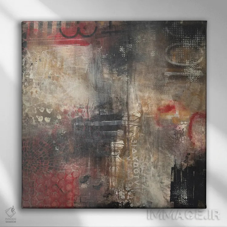 تابلو در اوج خوشی (اصطلاح) اثر آنی جندرو - نمای روبهرو روی دیوار