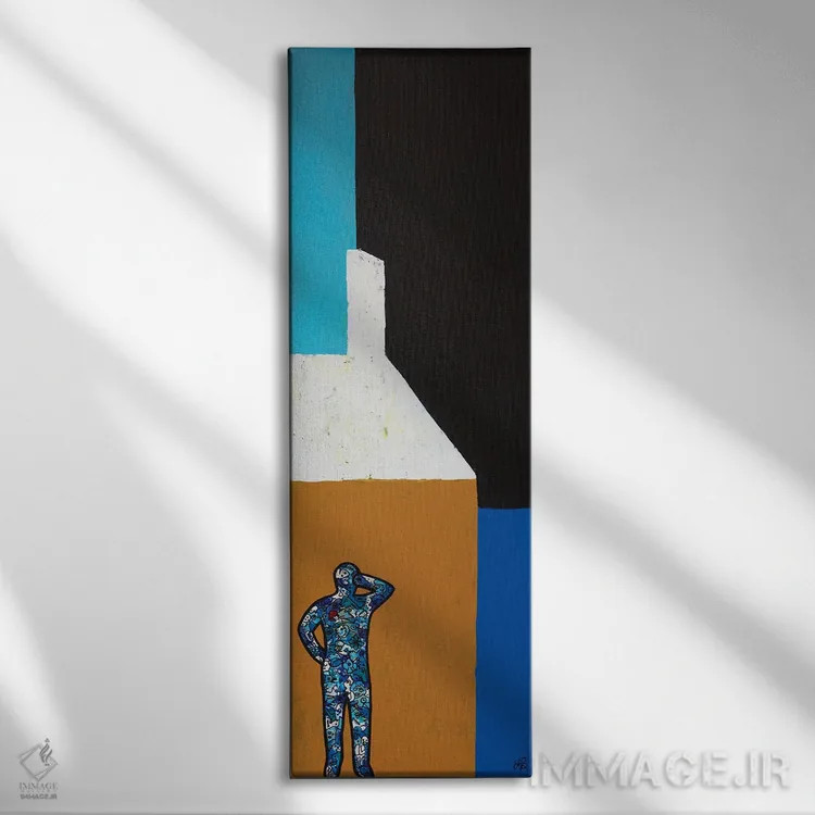 تابلو گمشده در آمستردام، پرده ۱ اثر آموغ کاتیایان - نمای روبهرو روی دیوار