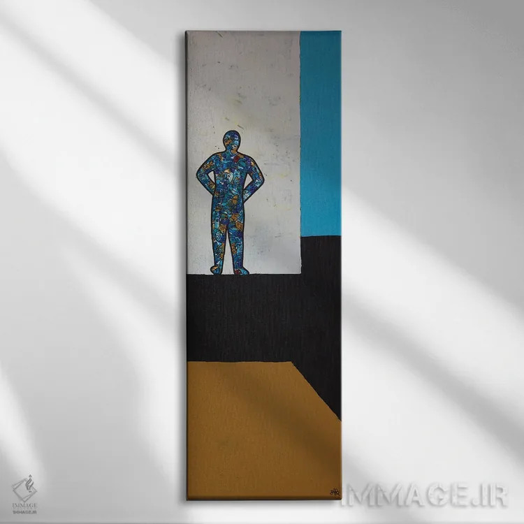 تابلو گمشده در آمستردام، پرده ۲ اثر آموغ کاتیایان - نمای روبهرو روی دیوار