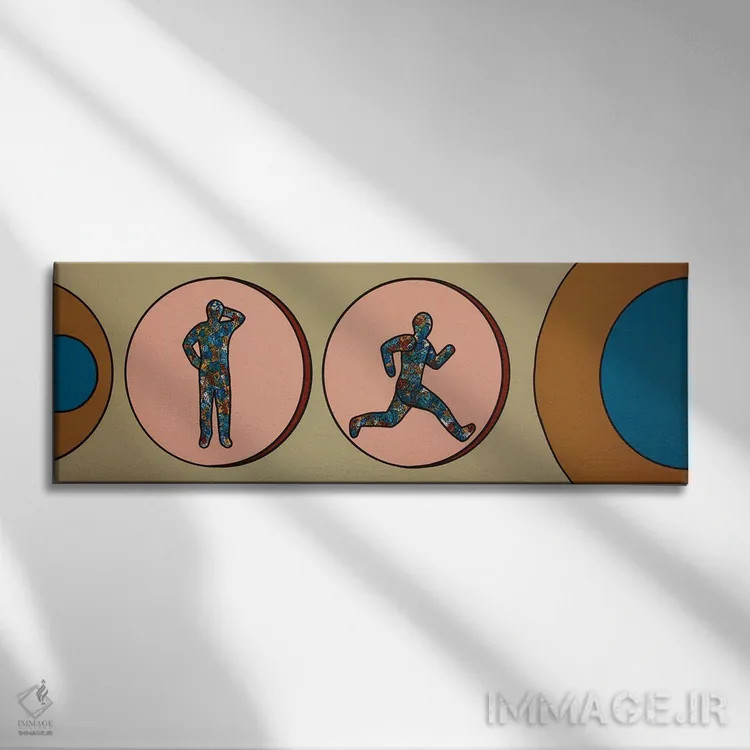 تابلو گمشده در راما اثر آموغ کاتیایان - نمای روبهرو روی دیوار