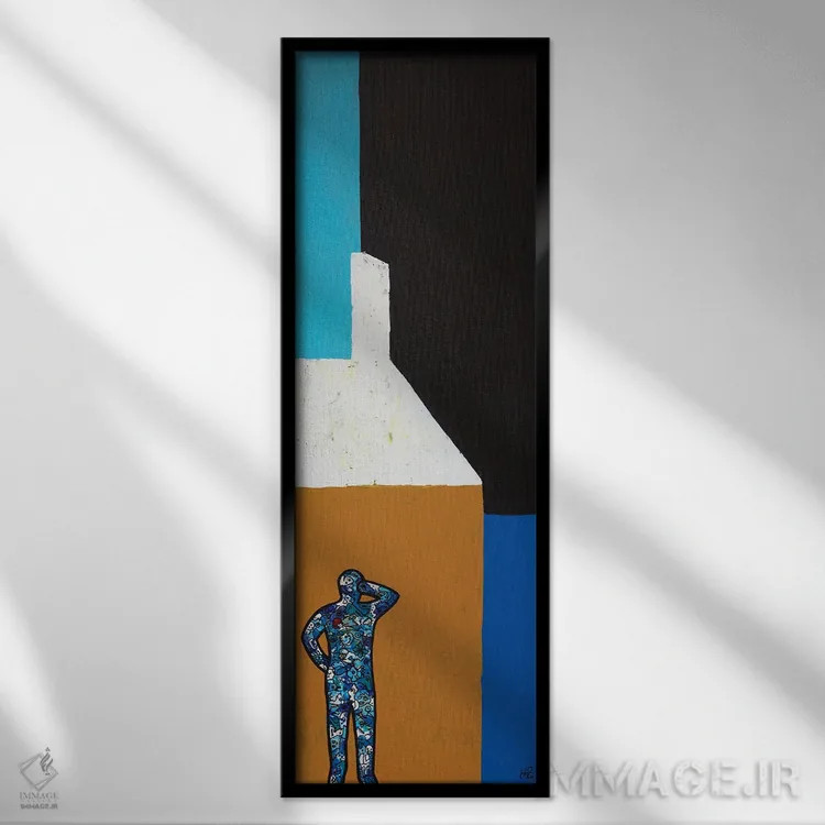 تابلو گمشده در آمستردام، پرده ۱ اثر آموغ کاتیایان - نمای قابدار مشکی