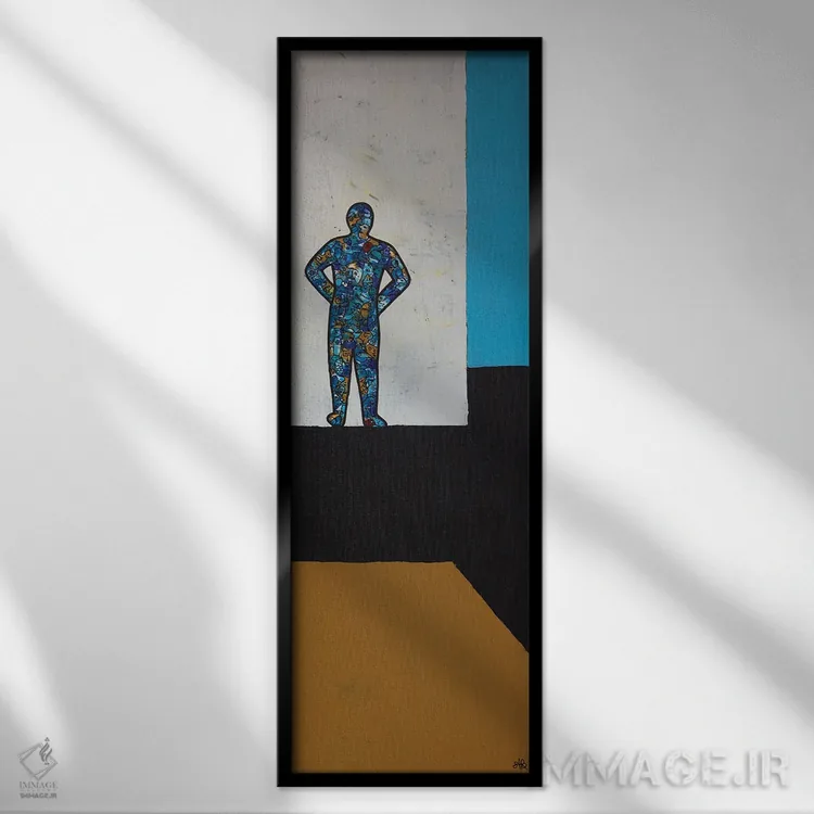 تابلو گمشده در آمستردام، پرده ۲ اثر آموغ کاتیایان - نمای قابدار مشکی