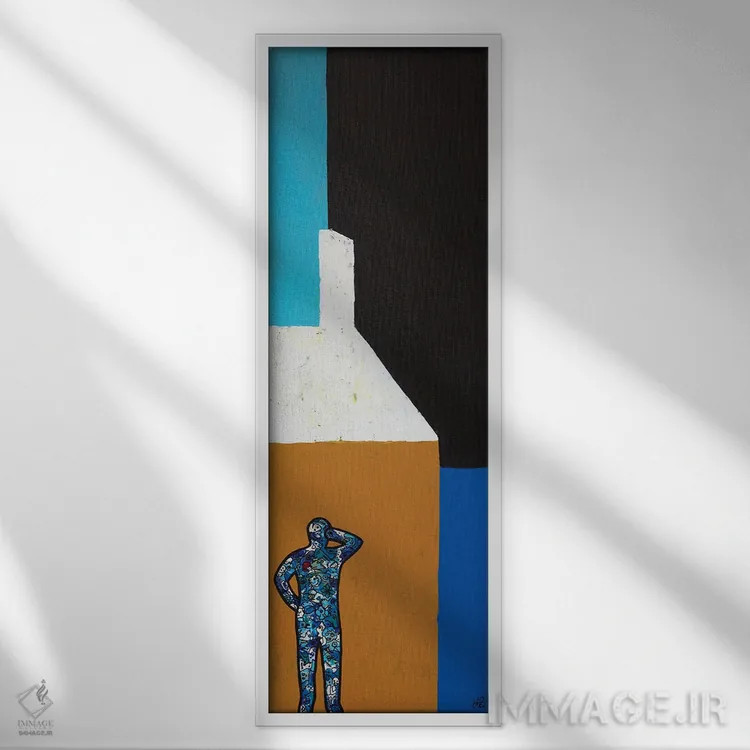 تابلو گمشده در آمستردام، پرده ۱ اثر آموغ کاتیایان - نمای قابدار سفید