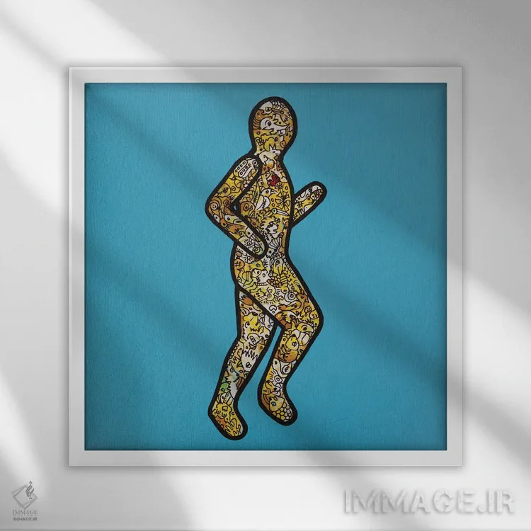 تابلو نرمالسازی، پرده ۲ اثر آموغ کاتیایان - نمای قابدار سفید