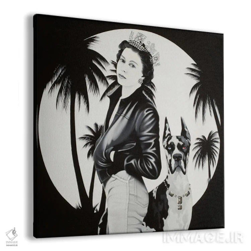 تابلو تعطیلات زیر آفتاب اثر آلن ماگالون - نمای پرسپکتیو محصول