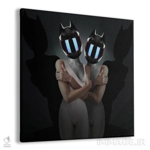 تابلو موتوگرل ۱ (دختر موتور سوار) اثر آلن ماگالون - نمای پرسپکتیو محصول