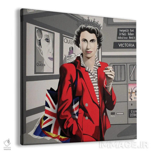 تابلو لیدل (احتمالاً نام برند فروشگاه) اثر آلن ماگالون - نمای پرسپکتیو محصول