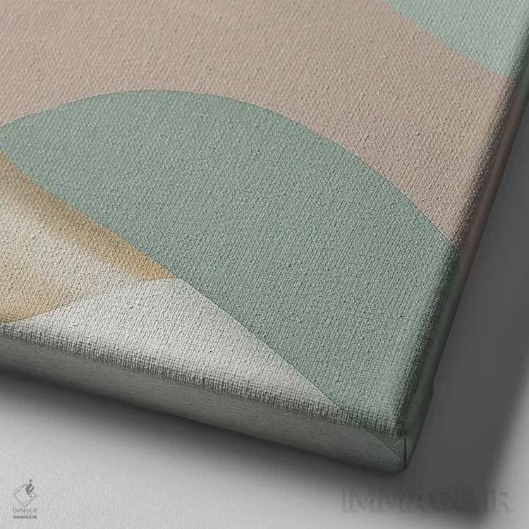 تابلو پولت (نام زنانهٔ فرانسوی) اثر آلن ماگالون - نمای نزدیک بافت بوم