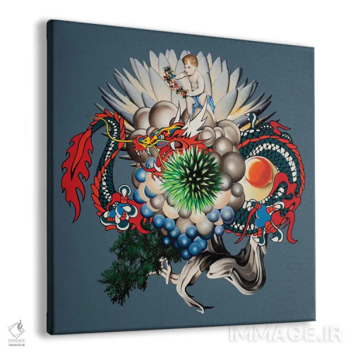 تابلو اژدها اثر آلن ماگالون - نمای پرسپکتیو محصول