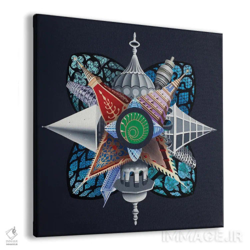 تابلو ساختار اثر آلن ماگالون - نمای پرسپکتیو محصول