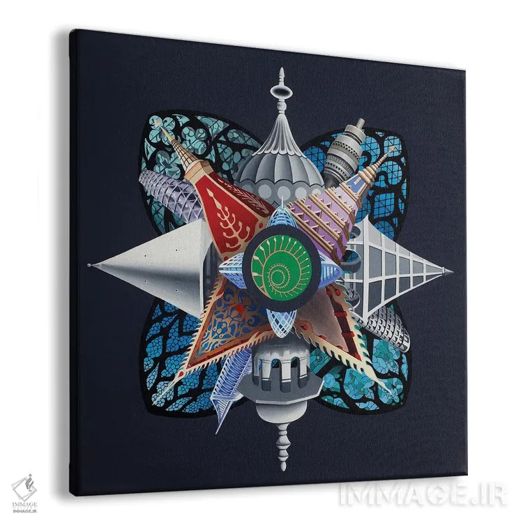 تابلو ساختار اثر آلن ماگالون - نمای پرسپکتیو محصول