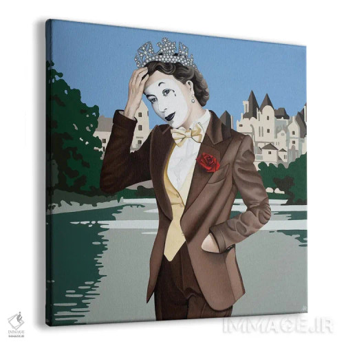 تابلو کارناوال ماسکدار (یا: رژه نقابها) اثر آلن ماگالون - نمای پرسپکتیو محصول