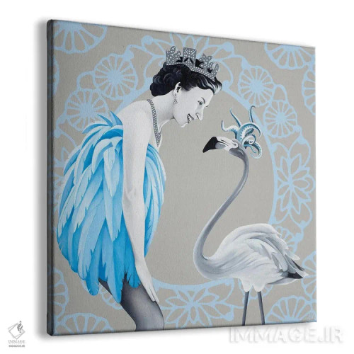 تابلو آقای صورتی اثر آلن ماگالون - نمای پرسپکتیو محصول