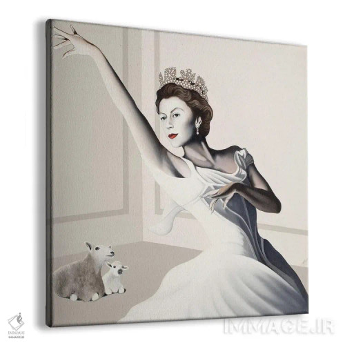 تابلو پلیور پشمی (یا: بافتنی پشمی) اثر آلن ماگالون - نمای پرسپکتیو محصول