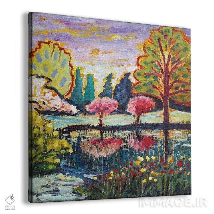تابلو باغ رؤیایی چهاردهم اثر آنتئو گرمی - نمای پرسپکتیو محصول