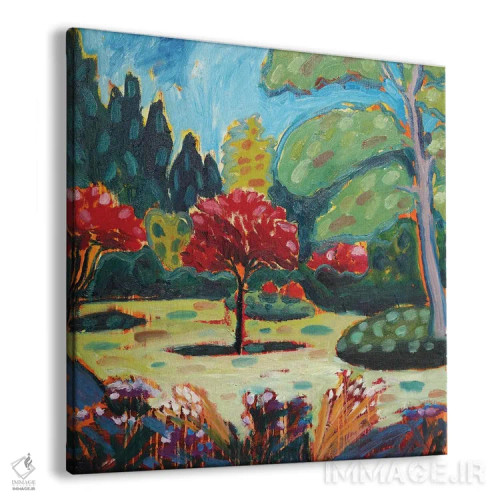 تابلو باغ رؤیایی سیزدهم اثر آنتئو گرمی - نمای پرسپکتیو محصول