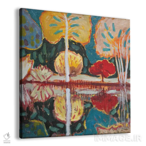 تابلو باغ رؤیایی پانزدهم اثر آنتئو گرمی - نمای پرسپکتیو محصول