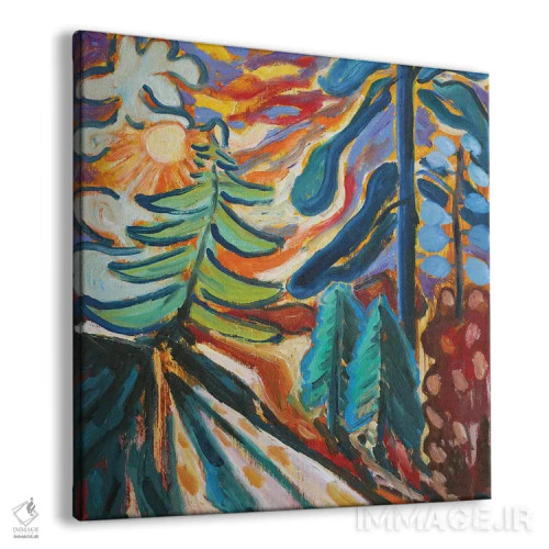 تابلو باغ رؤیایی شانزدهم اثر آنتئو گرمی - نمای پرسپکتیو محصول