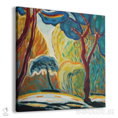 تابلو باغ رؤیایی هجدهم اثر آنتئو گرمی - نمای پرسپکتیو محصول