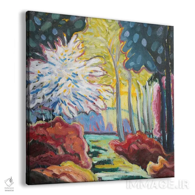 تابلو باغ رؤیایی نوزدهم اثر آنتئو گرمی - نمای پرسپکتیو محصول