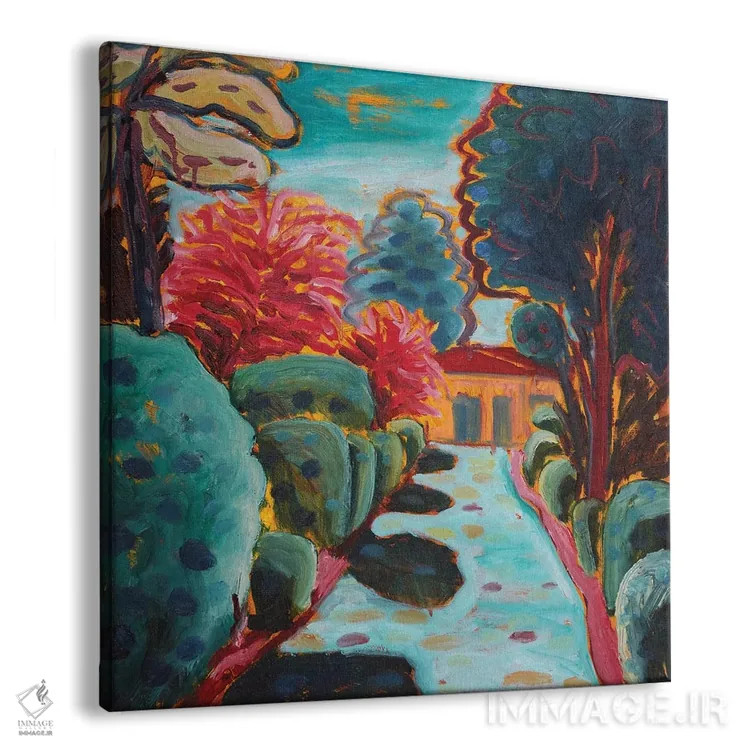 تابلو باغ رؤیایی هشتم اثر آنتئو گرمی - نمای پرسپکتیو محصول