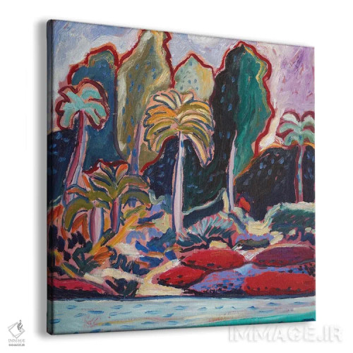 تابلو باغ رؤیایی نهم اثر آنتئو گرمی - نمای پرسپکتیو محصول