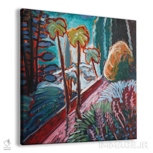 تابلو باغ رؤیایی دهم اثر آنتئو گرمی - نمای پرسپکتیو محصول