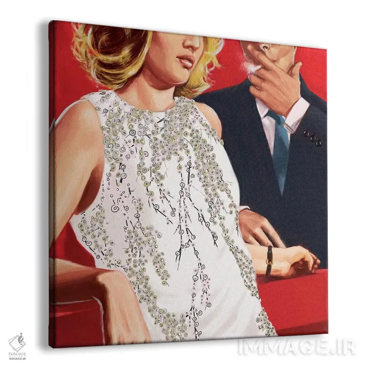 تابلو در حال و هوای عشق اثر الکساندر گراهوفسکی - نمای پرسپکتیو محصول