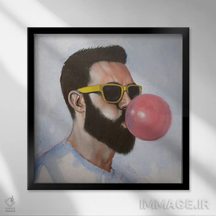 تابلو هنگام دزدی گیر افتادن اثر الکساندر گراهوفسکی - نمای قابدار مشکی