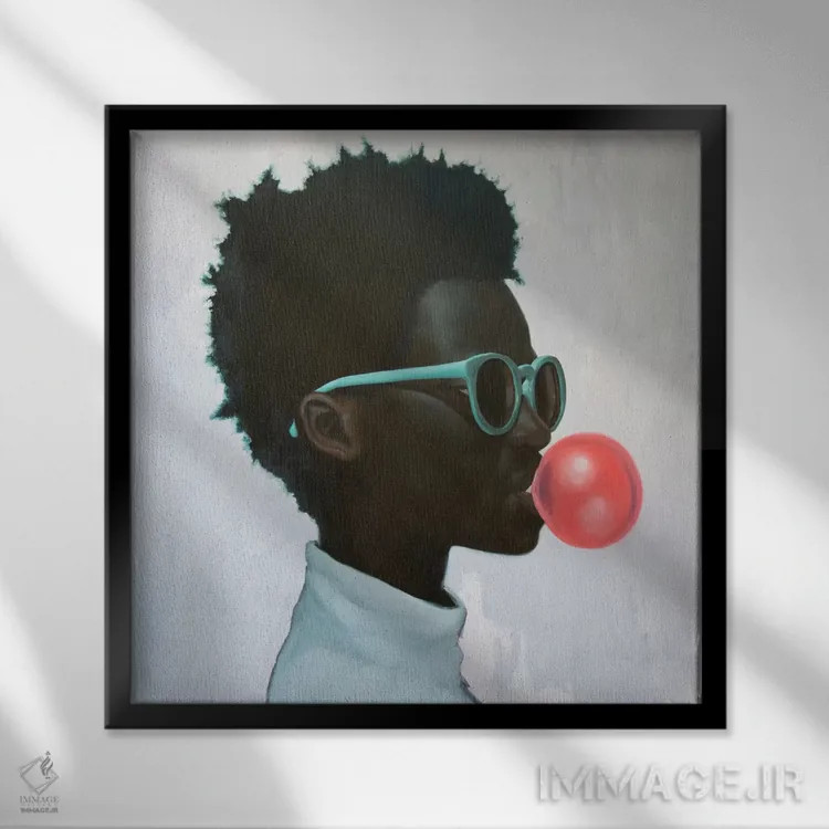 تابلو سال نوری چقدر فاصله دارد؟ اثر الکساندر گراهوفسکی - نمای قابدار مشکی