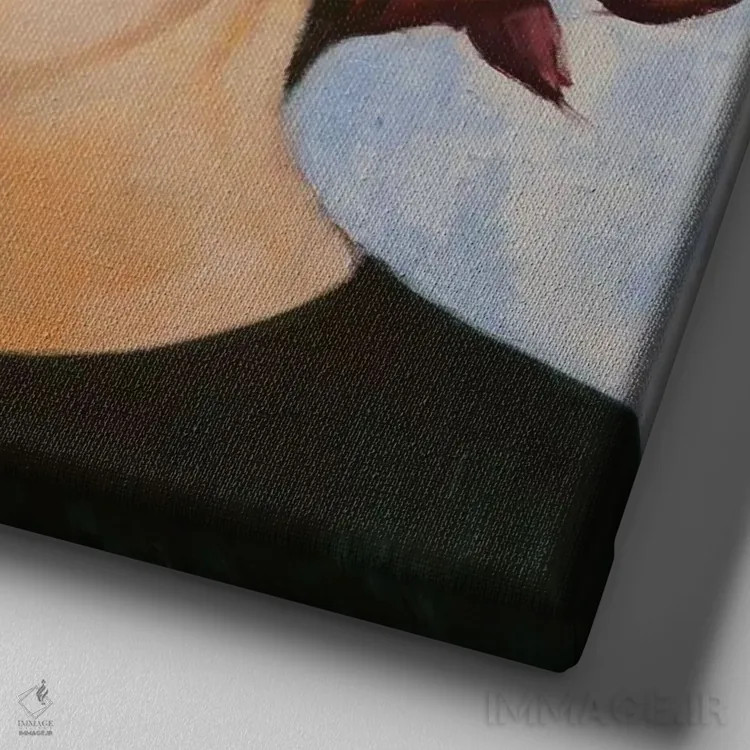 تابلو این که خیلی پیچیده نیست! (اصطلاح عامیانه) اثر الکساندر گراهوفسکی - نمای نزدیک بافت بوم