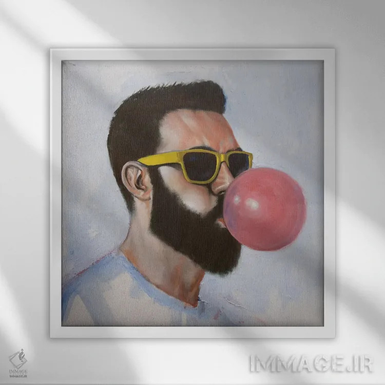 تابلو هنگام دزدی گیر افتادن اثر الکساندر گراهوفسکی - نمای قابدار سفید