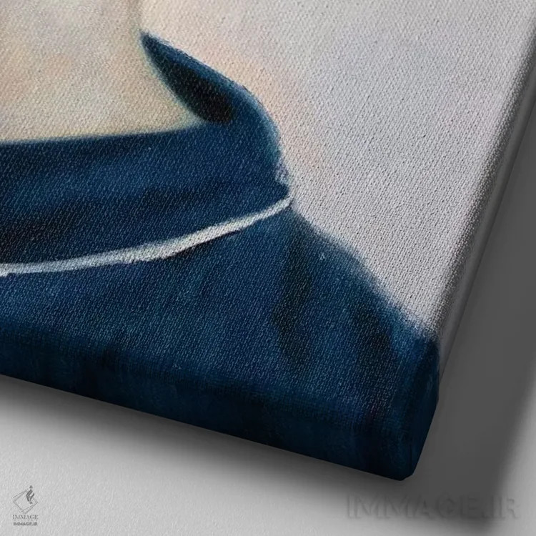 تابلو کدو تنبل اثر الکساندر گراهوفسکی - نمای نزدیک بافت بوم