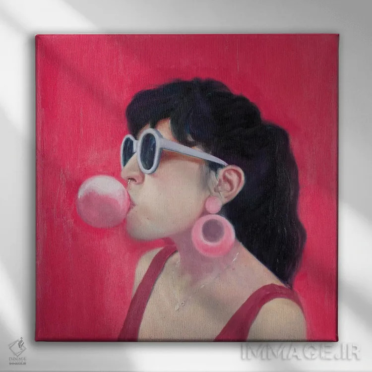 تابلو در ساحل اثر الکساندر گراهوفسکی - نمای روبهرو روی دیوار