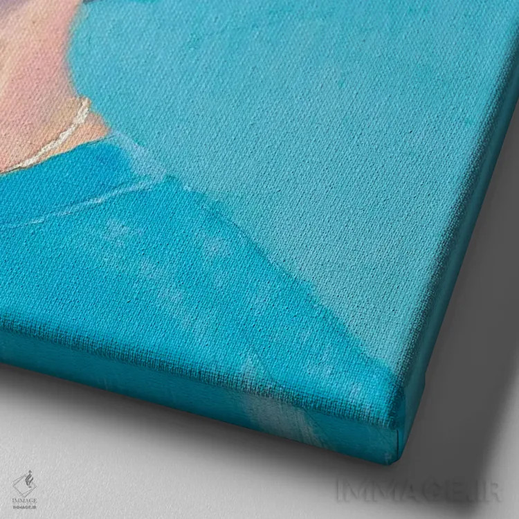 تابلو ساحل ونیز (کالیفرنیا) اثر الکساندر گراهوفسکی - نمای نزدیک بافت بوم