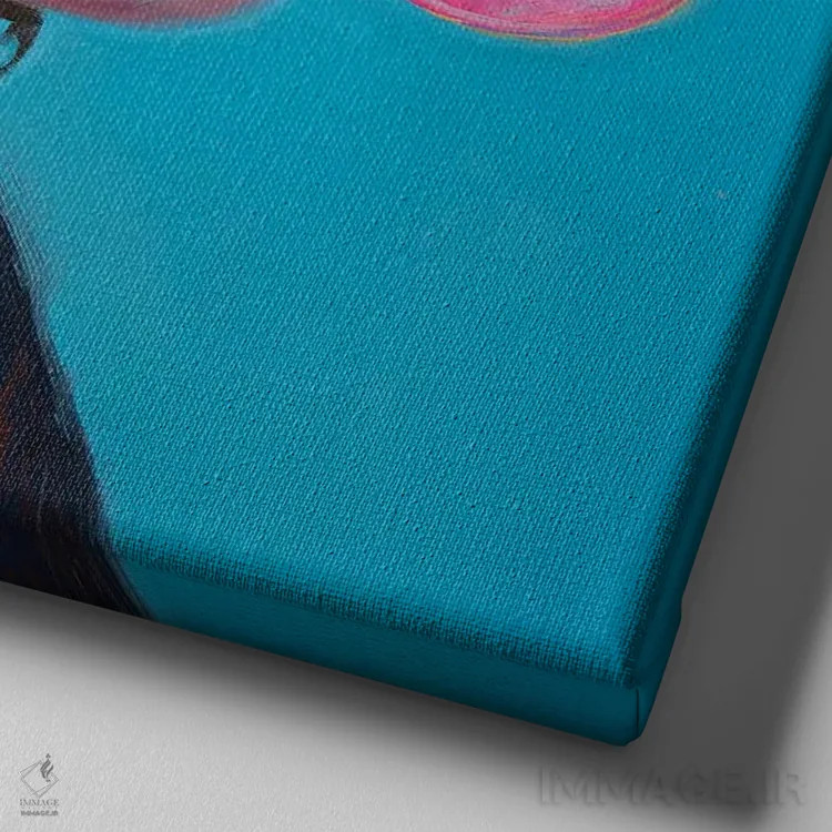 تابلو الیو اثر الکساندر گراهوفسکی - نمای نزدیک بافت بوم