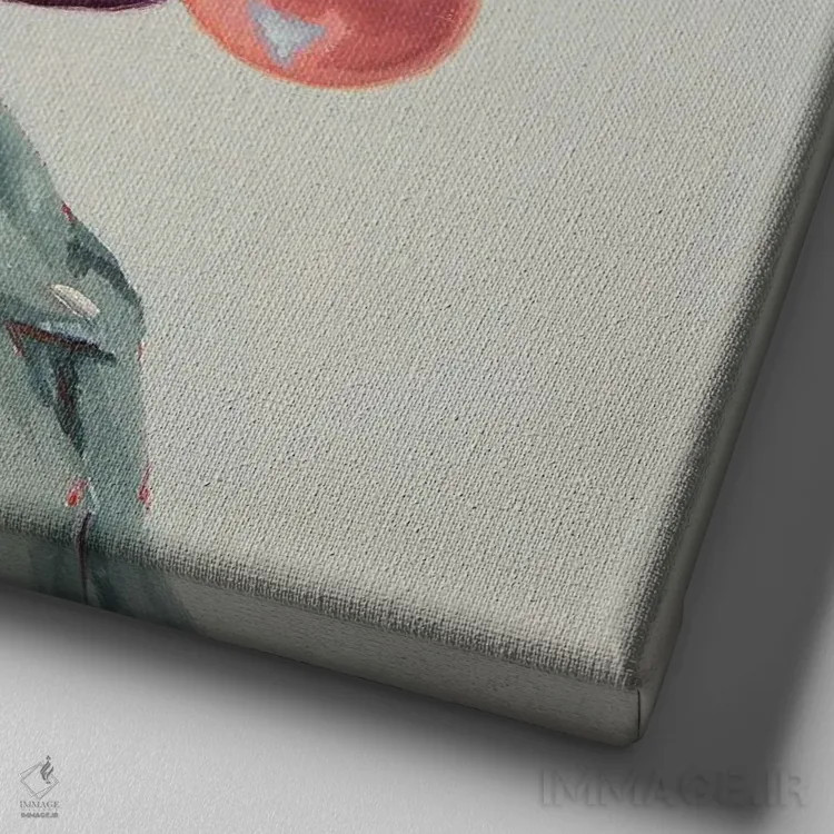 تابلو آهنگ بعدی چیست؟ اثر الکساندر گراهوفسکی - نمای نزدیک بافت بوم