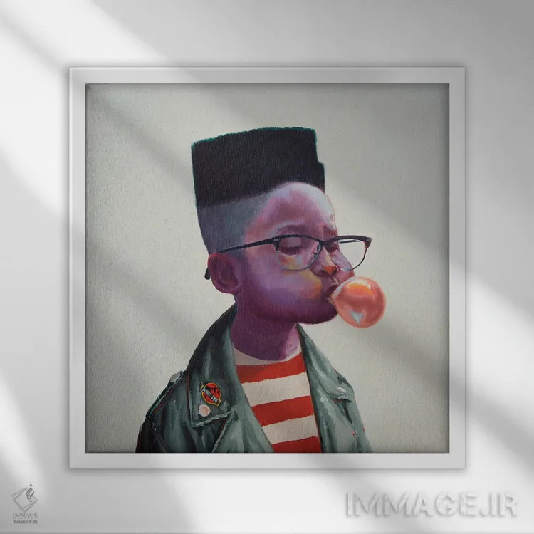 تابلو آهنگ بعدی چیست؟ اثر الکساندر گراهوفسکی - نمای قابدار سفید