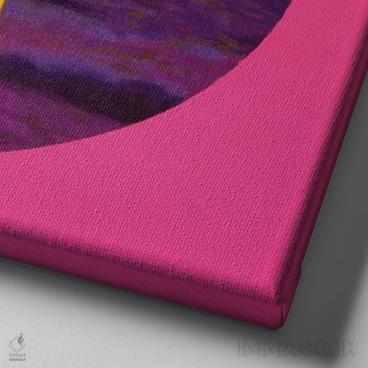 تابلو آنجا اثر الکساندر گراهوفسکی - نمای نزدیک بافت بوم