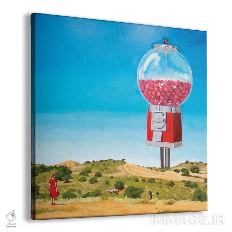 تابلو چیزهایی که رویاها از آن ساخته میشوند اثر الکساندر گراهوفسکی - نمای پرسپکتیو محصول