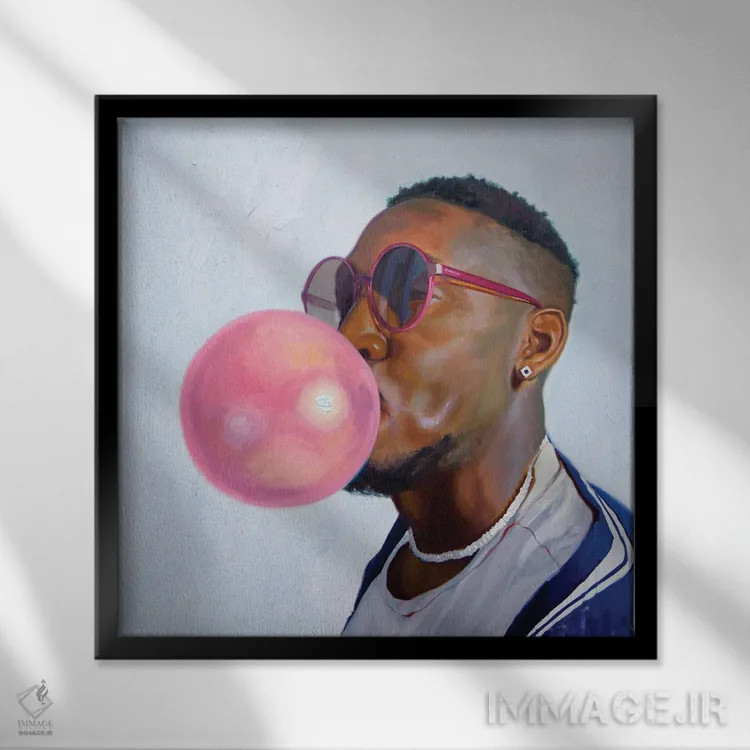 تابلو میلیونها داستان برای گفتن اثر الکساندر گراهوفسکی - نمای قابدار مشکی