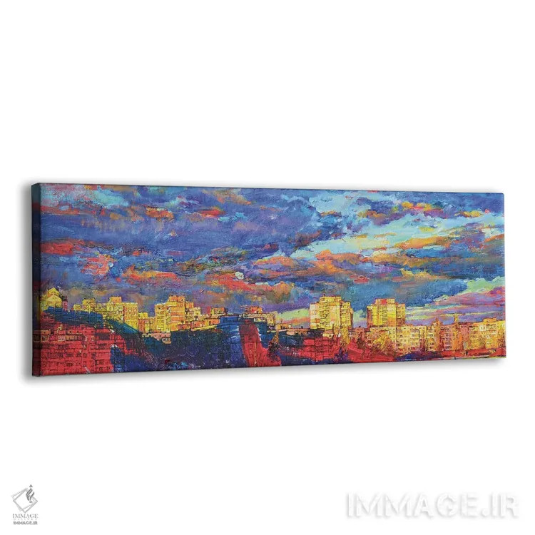 تابلو غروب در شهر اثر اندریی کوتساچنکو - نمای پرسپکتیو محصول