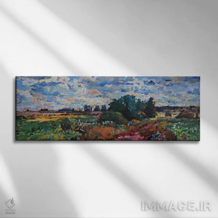 تابلو روز بادخیز اثر اندریی کوتساچنکو - نمای روبهرو روی دیوار