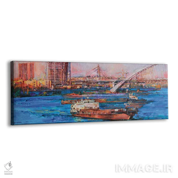 تابلو رودخانه صنعتی (محیط شهری) اثر اندریی کوتساچنکو - نمای پرسپکتیو محصول