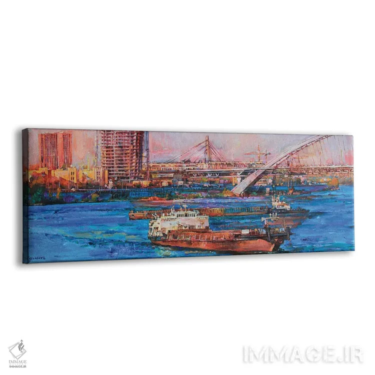 تابلو رودخانه صنعتی (محیط شهری) اثر اندریی کوتساچنکو - نمای پرسپکتیو محصول